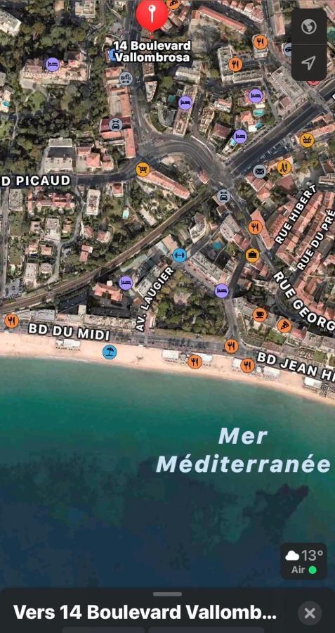 Luxurious Studio In Cannes 450M From Sea With Terrace And Air Conditioning And Private Parking المظهر الخارجي الصورة